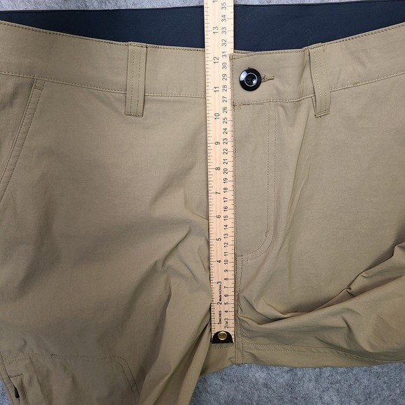 Eddie Bauer‎ Hiking Utility Pants Mens 36x31 Khaki Stretch Nylon Chino Outdoors - Picture 7 of 10